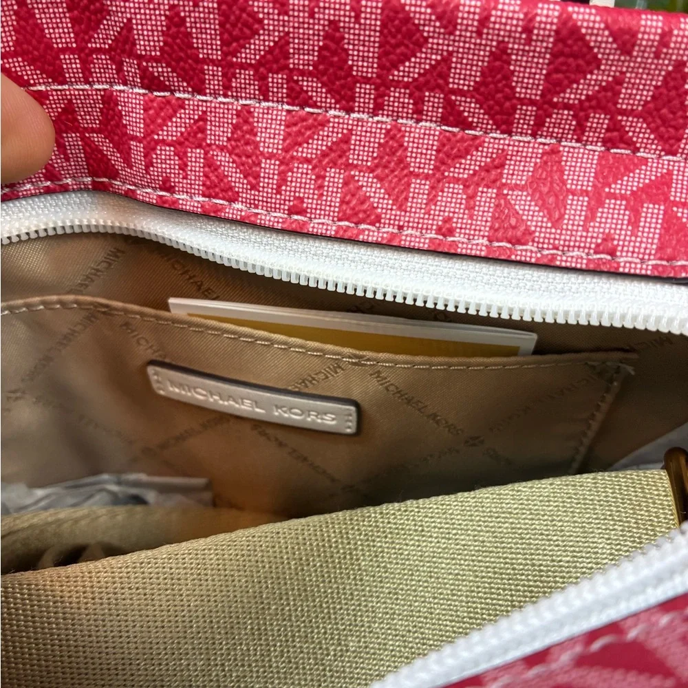 NWT Michael Kors Rainbow Pride Small Mirella Shopper Satchel Bag - MSRP $448 - Picture 7 of 8